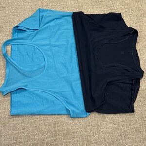 lululemon athletica Blue and Navy Tank Tops - 18